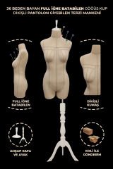 Profesyonel Paçalı 36 Beden Süngerli Dikişli Terzi Mankeni