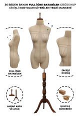Profesyonel Paçalı 36 Beden Süngerli Dikişli Terzi Mankeni
