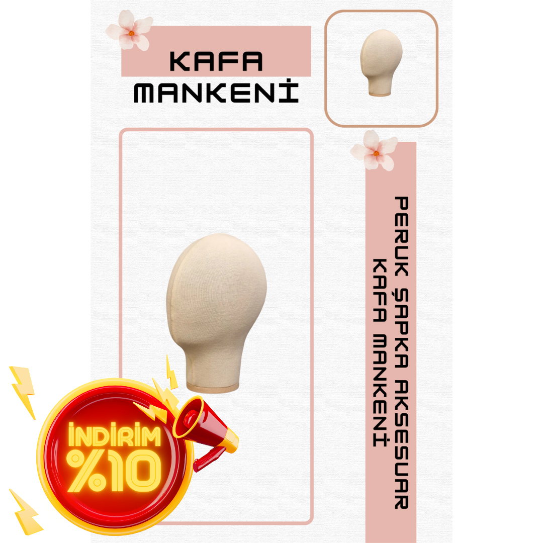 Bebek Kafa Mankeni Bebek Şapka Mankeni 06 Ay 12 Ay İçin Uygundur