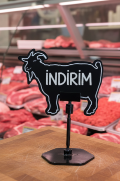 10 Adet Ayaklı Dana Kuzu Tavuk Keçi Balık Fiyat Etiketi 10 ADET - KEÇİ