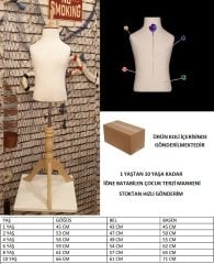 Çocuk terzi mankeni prova mankeni vitrin mankeni