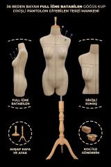 Profesyonel Paçalı 36 Beden Süngerli Dikişli Terzi Mankeni