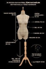 Profesyonel Alt Ve Üst Grup 36 Beden Süngerli Dikişli Terzi Mankeni