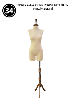 Dikiş Takım Setli 34 Beden Pantolon Giyebilen Terzi Mankeni