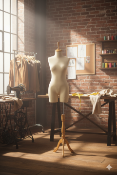 Dikiş Takım Setli 34 Beden Pantolon Giyebilen Terzi Mankeni