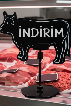 10 Adet Ayaklı Dana Kuzu Tavuk Keçi Balık Fiyat Etiketi 20 adet - DANA