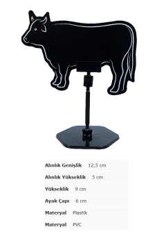 10 Adet Ayaklı Dana Kuzu Tavuk Keçi Balık Fiyat Etiketi 20 adet - DANA