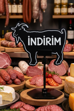 10 Adet Ayaklı Dana Kuzu Tavuk Keçi Balık Fiyat Etiketi 20 adet - KEÇİ