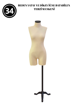 Dikiş Takım Setli 34 Beden Pantolon Giyebilen Terzi Mankeni