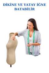 Özel Punto 1/2 50 Eşel Süngerli Okullar İçin Terzi Mankeni