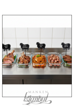 10 Adet Saplamalı Dana Kuzu Tavuk Keçi Balık Fiyat Etiketi 20 adet - DANA