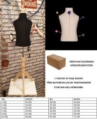 Çocuk terzi mankeni prova mankeni vitrin mankeni