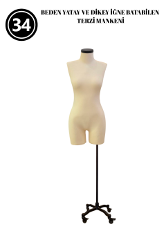 Dikiş Takım Setli 34 Beden Pantolon Giyebilen Terzi Mankeni
