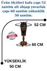 Dik Ve Yatay İğne Batabilen Bayan Kumaş Kaplı Kafa Mankeni