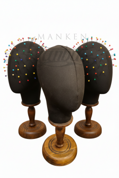 Dik Ve Yatay İğne Batabilen Bayan Kumaş Kaplı Kafa Mankeni