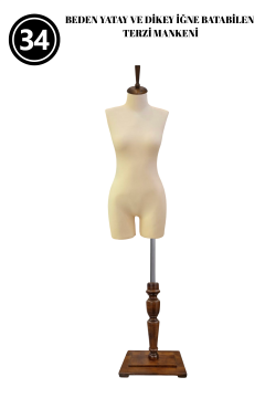 Dikiş Takım Setli 34 Beden Pantolon Giyebilen Terzi Mankeni