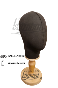 Dik Ve Yatay İğne Batabilen Bayan Kumaş Kaplı Kafa Mankeni