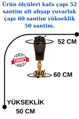 Dik Ve Yatay İğne Batabilen Bayan Kumaş Kaplı Kafa Mankeni