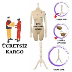 38 Beden Süngerli Kollu Pantolon Giyebilen Terzi Mankeni