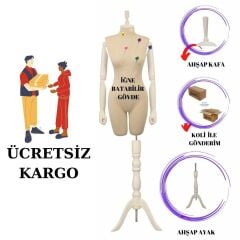 38 Beden Süngerli Kollu Pantolon Giyebilen Terzi Mankeni