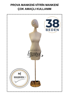 38 Beden Pantolon Giyebilen Terzi Mankeni Vitrin Mankeni