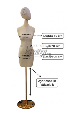 38 Beden Pantolon Giyebilen Terzi Mankeni Vitrin Mankeni