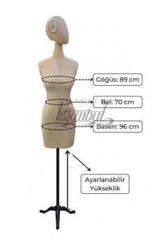 38 Beden Pantolon Giyebilen Terzi Mankeni Vitrin Mankeni