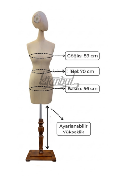 38 Beden Pantolon Giyebilen Terzi Mankeni Vitrin Mankeni