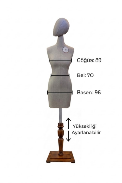 38 Beden Pantolon Giyebilen Terzi Mankeni Vitrin Mankeni