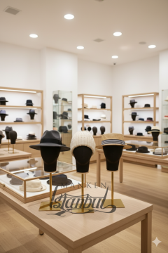 Özel Gold Standlı Kafa Mankeni Peruk Mankeni Aksesuar Mankeni