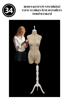 34 Beden Özel Kumaş Pantolon Giyebilen Terzi Mankeni