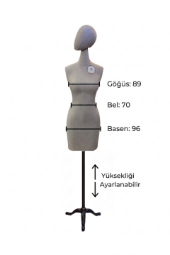 38 Beden Pantolon Giyebilen Terzi Mankeni Vitrin Mankeni