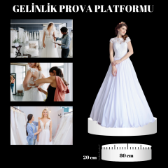 Gelinlik Prova Standı 150 Kg Taşıma Kapasitesi