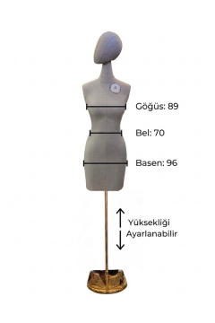 38 Beden Pantolon Giyebilen Terzi Mankeni Vitrin Mankeni