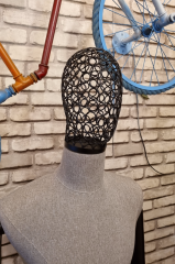 Tel Kafa Keten Kumaş Ahşap Kollu Erkek Terzi Mankeni