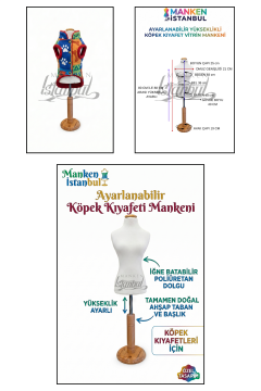 Köpek Vitrin Mankeni - Pet Manken - Köpek Manken