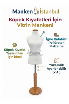 Köpek Vitrin Mankeni - Pet Manken - Köpek Manken