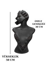 Şık ve Çekici Kuyumcu Vitrin Mankeni - Kolye ve Küpe Sergileme Standı