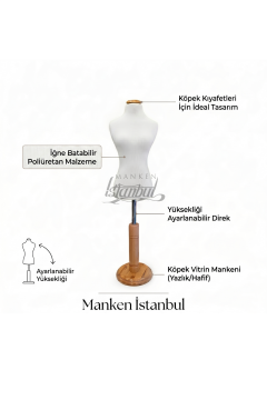 Köpek Vitrin Mankeni - Pet Manken - Köpek Manken