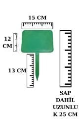 10 Adet Büyük Boy Eğimli Adet Yaz Sil Sapla Fiyat Etiketi