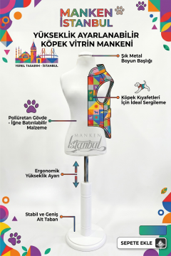 Köpek Vitrin Mankeni - Pet Manken - Köpek Manken