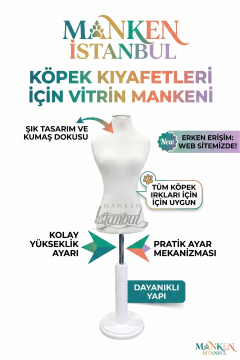 Köpek Vitrin Mankeni - Pet Manken - Köpek Manken