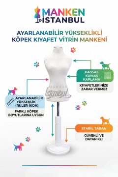 Köpek Vitrin Mankeni - Pet Manken - Köpek Manken