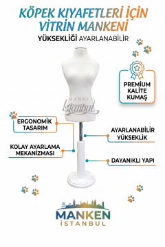 Köpek Vitrin Mankeni - Pet Manken - Köpek Manken