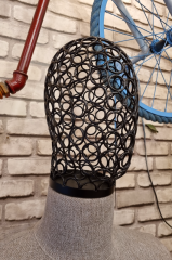 Tel Kafa Keten Kumaş Ahşap Kollu Erkek Terzi Mankeni