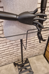 Tel Kafa Keten Kumaş Ahşap Kollu Erkek Terzi Mankeni