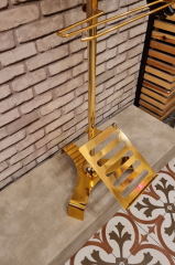 Tel Kafa Keten Kumaş Ahşap Kollu Erkek Terzi Mankeni