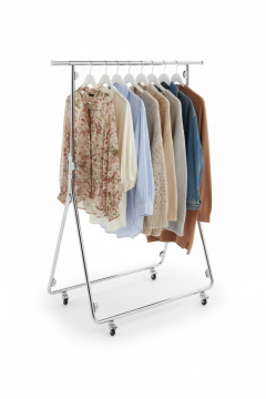 Taşınabilir Katlanabilir Ev Tipi Tekerlekli Metal Orta Stand