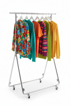 Taşınabilir Katlanabilir Ev Tipi Tekerlekli Metal Orta Stand