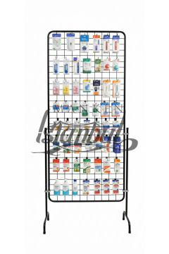 60 Adet Askı Çubuklu Eczane ve Medikal Ürün Standı - 90x190